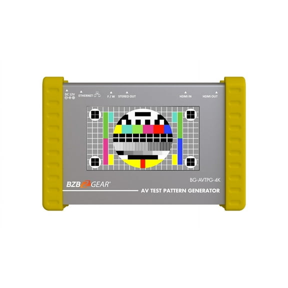BZBGEAR 4K/1080P HDMI 2.0 18Gbps Video Test Pattern Generator/Tester and Analyzer with Ethernet