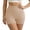 Beige, variant on Women's High Waist Shapewear Shorts with Side Pockets Seamless Anti-Chafing Invisible Shaper for Daily Commute Weekend Getaways,Beige,L