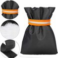 thumbnail image 4 of Paquete de 2 fundas de invierno a prueba de heladas para grifos, funda para muebles de jardín, funda de invierno a prueba de invierno para color negro, negro, 4 of 5