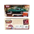 thumbnail image 3 of 1974 Ford Maverick Grabber Green with Black Stripes "Forgotten Classics" Series 1/24 Diecast Model Car by Motormax, 3 of 3
