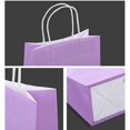 thumbnail image 4 of Bolsa de regalo para fiestas, 10/30/50, bolsa de papel Kraft reciclable, bolsa de compras para el día de Navidad, bolsa de regalo para dulces, embalaje de entrega, bolso de mano, 4 of 5
