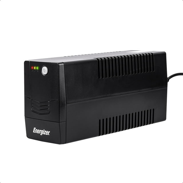 No Break UPS ENERGIZER 600VA 360W con Pantalla LED, 6 Contactos y USB