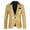 Gold, variant on Men's 3D Sequin Suit Printed Pocket Lapel Button Up Suit Suit Style Four
