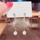 thumbnail image 2 of Pendientes de perlas A Two Wear en Corea del Sur, pendientes de moda de temperamento que combina con todo, pendientes de alto sentido para mujeres en 2021, nuevos pendientes de marea para mujeres Tan Jianjun unisex, 2 of 2