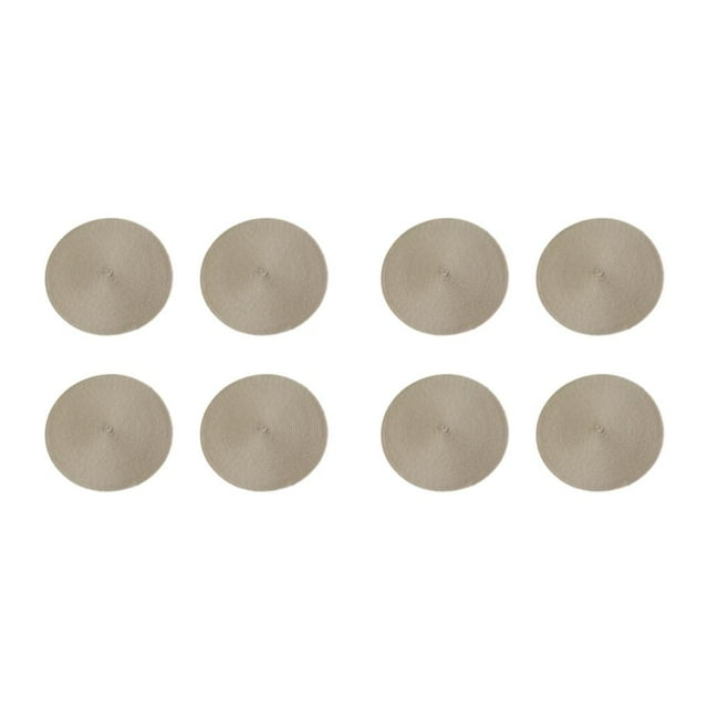 Justharion 4pack/lot Stain-resistant Dining Table Mat With Wide Application And Easy Wash beige 2Set