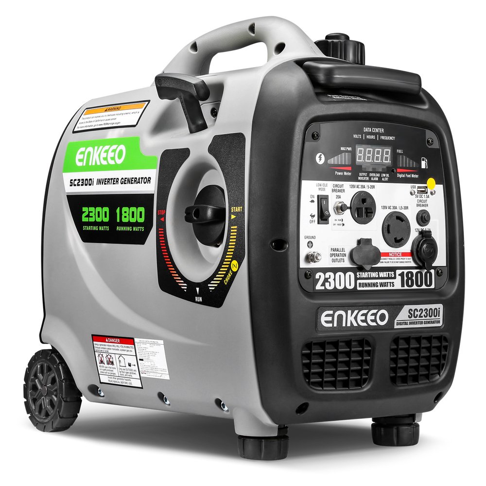 ENKEEO 2300W Generator Portable Inverter, Fuel Power Inverter