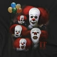 thumbnail image 2 of It 1990 T-Shirt Many Faces of Pennywise Unisex Graphic Tee For Men & Women, 2 of 7