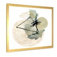 thumbnail image 2 of Designart 'Abstract Landscape Of Mountains Tree and Moon' Mid-Century Modern Framed Art Print, 2 of 4