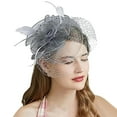 thumbnail image 1 of Hats For Women Fascinators Womens Pillbox Flower Hat For Tea Party Cocktail Ball Wedding Church, 1 of 1