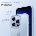 thumbnail image 6 of JETech Matte Case for iPhone 13 Pro Max 6.7-Inch, Shockproof Military Grade Drop Protection, Frosted Translucent Back Phone Cover, Anti-Fingerprint (Sky Blue), 6 of 6