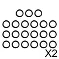 thumbnail image 1 of 2x20 Juntas Tóricas Para Hidrolavadora De Potencia Para Acoplador Rápido De 1/4" De Repuesto, Color Negro, 1 of 8