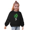thumbnail image 4 of LIaqionyy Toddler St Patricks Day Sweatshirts Boys Girls Long Sleeve Crewneck Shamrock Graphic Pullover Tops, 4 of 5