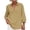 A03 Yellow, variant on Mifsaly 3/4 Sleeve Tops for Women Linen Top Deep V-Neck Dressy Casual Blouses Oversized Elegant Office Everyday Summer Clothes XXL