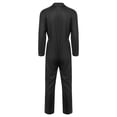 thumbnail image 4 of Alvivi Mens Wear Resistant Jumpsuit Coveralls Boiler Suit Warehouse Garages Work Overalls Black L, 4 of 5