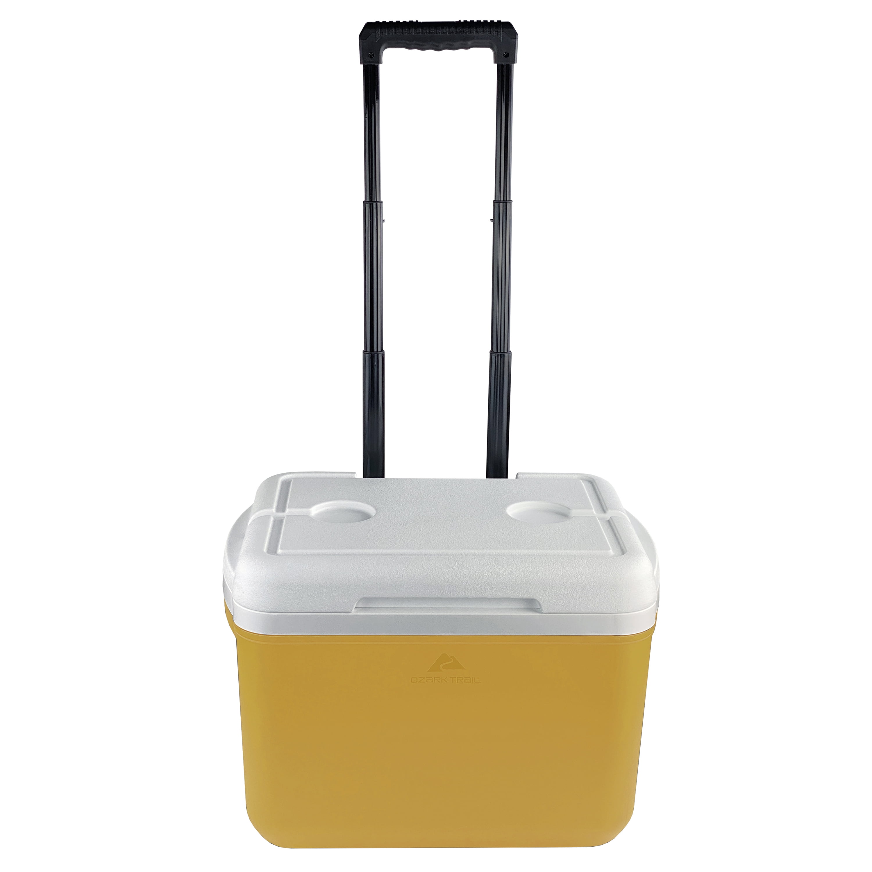 Ozark Trail 30 Quart Capacity Hard Side Wheeled Cooler, 42-Can, Mustard Gold