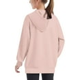 thumbnail image 5 of TFEOQRY Children girls and boys hoodei Crewneck Oversized Hooded Sweatshirt Kids Fashion Long Sleeve Pullover Tops Pink, 5 of 8