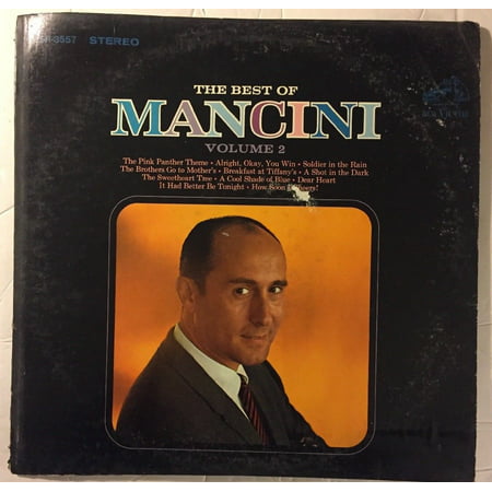 The Best Of Mancini Volume 2 Henry Mancini, His Orchestra And Chorus 1966