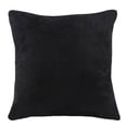 thumbnail image 2 of Funda De Almohada De Color Brillante Cuadrado Decorativo De Almohada Cojín Funda De Cojín Para Sofá Dormitorio Coche Sala De Estar-1 Negro-45x45cm Baoblaze Fundas de almohada de terciopelo, 2 of 8