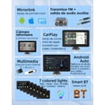 thumbnail image 3 of MP5 Portátil para Automóvil B5310 Pantalla de 7", Bluetooth 5.0, Android Auto/Apple CarPlay OKEPOO estéreo para auto multimedia, 3 of 16