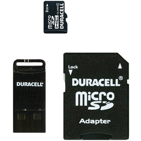 Carte mémoire Micro SD + Adaptateur 2 IN 1 32GB DURACELL Du+2in1