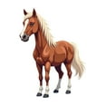 thumbnail image 5 of cartoon Horse Stickers, Waterproof Horse Sticker for Water Bottle Laptop Phone Cases Planner Skateboard Luggage Helmet Party Favor Decor, Ideal for Adults Teens Teacher Rewards, 5 of 9