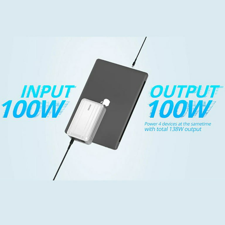 Used Zendure SuperTank 100W 26800mAh Li-Po USB-C Power Delivery Portable  Power Bank, Silver ZDA8PDP-S-PL