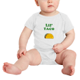 thumbnail image 2 of Cute Infant Romper Lil' Taco Food Funny Boy & Gril Jumpsuit (White, 0-3 Months, 2 of 5