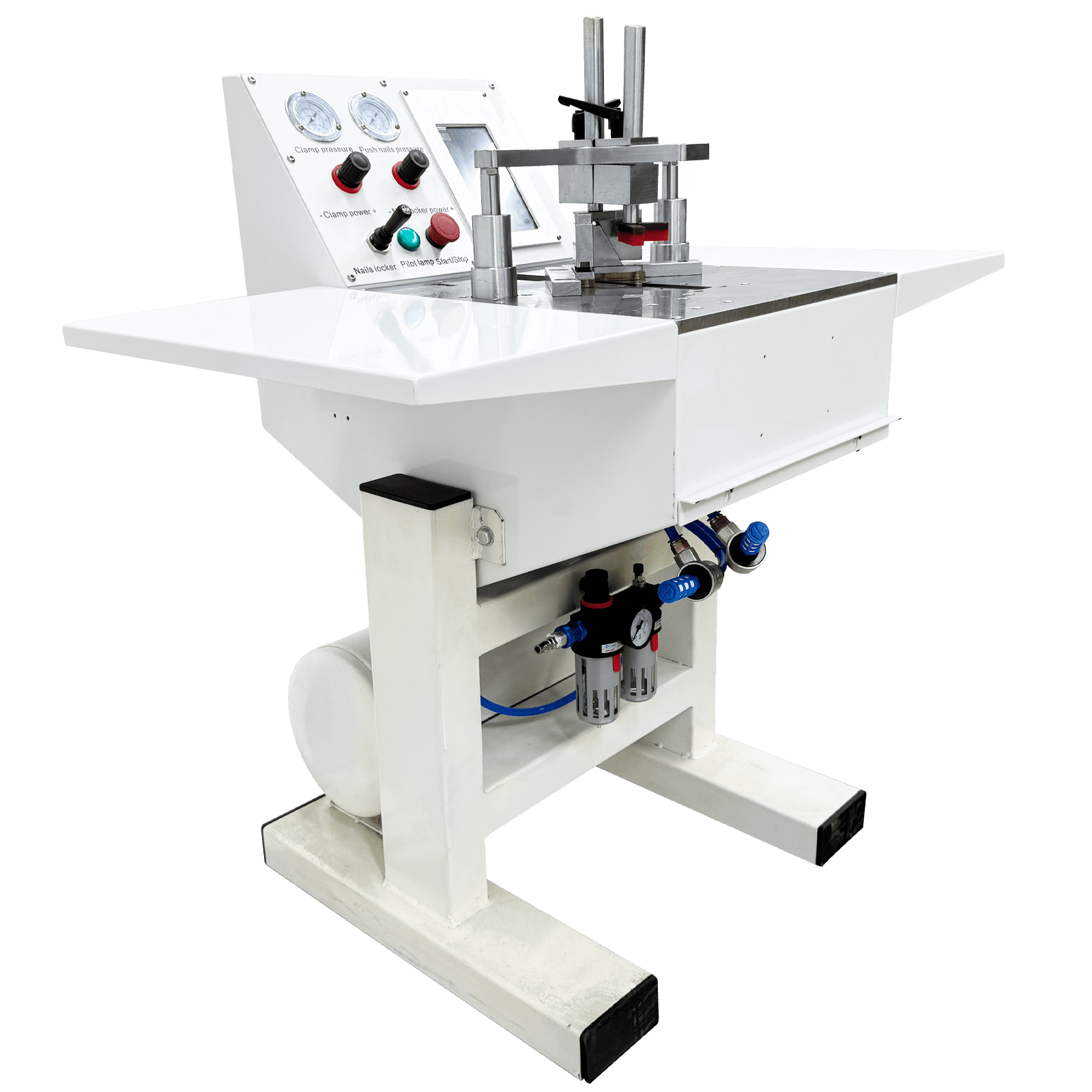 Intelligent CNC Picture Framing Corner Nailer Automatic Angle Cutting Machine 110V for 5/7/10/12/15mm V-Nails