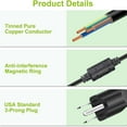 thumbnail image 6 of Adjustable Power Supply Adapter, 3V-36V 4A 144W Universal Power, Variable Switching AC/DC Adapter, 100V-240V AC to DC Converter with 14 Tips & LED Voltage Display for 3V to 36V Household Electronics, 6 of 7