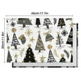 thumbnail image 5 of White Christmas Tree and Snowflake Pattern Summer Placemats Table Placemats Set Of 6-Linen Kitchen Washable Placemats Table Mats 11.8"x17.7" Non-Slip Heat Resistant, 5 of 5