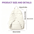 thumbnail image 2 of Cute Backpack Angel Wings Backpack, Large Capacity Canvas School Bag with Cute Wing Design, Lightweight Travel Daypack with Multi Pockets for Women Teens Daily Outdoor Use, 2 of 4