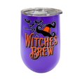 thumbnail image 2 of Spoontiques - Witches Stainless - Insulated Wine Tumbler with Lid - Double Wall Stainless Steel Stemless Wine Glass - 16oz, 2 of 2