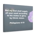 thumbnail image 2 of Scripture Walls God Shall Supply Philippians 4:19 Bible Verse Canvas Christian Wall Art Ready to Hang Unframed, 2 of 17