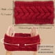 thumbnail image 3 of RV Diadema de punto para mujer, 4 piezas, cálida en invierno, diadema trenzada con botones para cubrir la máscara, diadema envuelta en clima frío para un regalo cálido para las orejas, 3 of 5