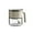 White, variant on Press-Seal Glass Seasoning Jar with Flip Lid and Spoon, Food-Grade Kitchen Spice Container for MSG, Salt, and Herbs