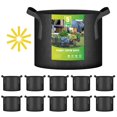 thumbnail image 1 of Macetas de tela no tejida Grow Bags iPower, paquete de 10 unidades, 19 litros, 5 galones, 1 of 7