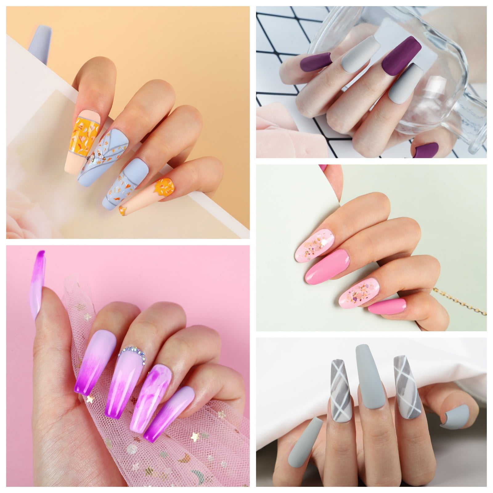 Gel Nail Polish Kit with U V Light Starter Kit 20 PC Gel Nail