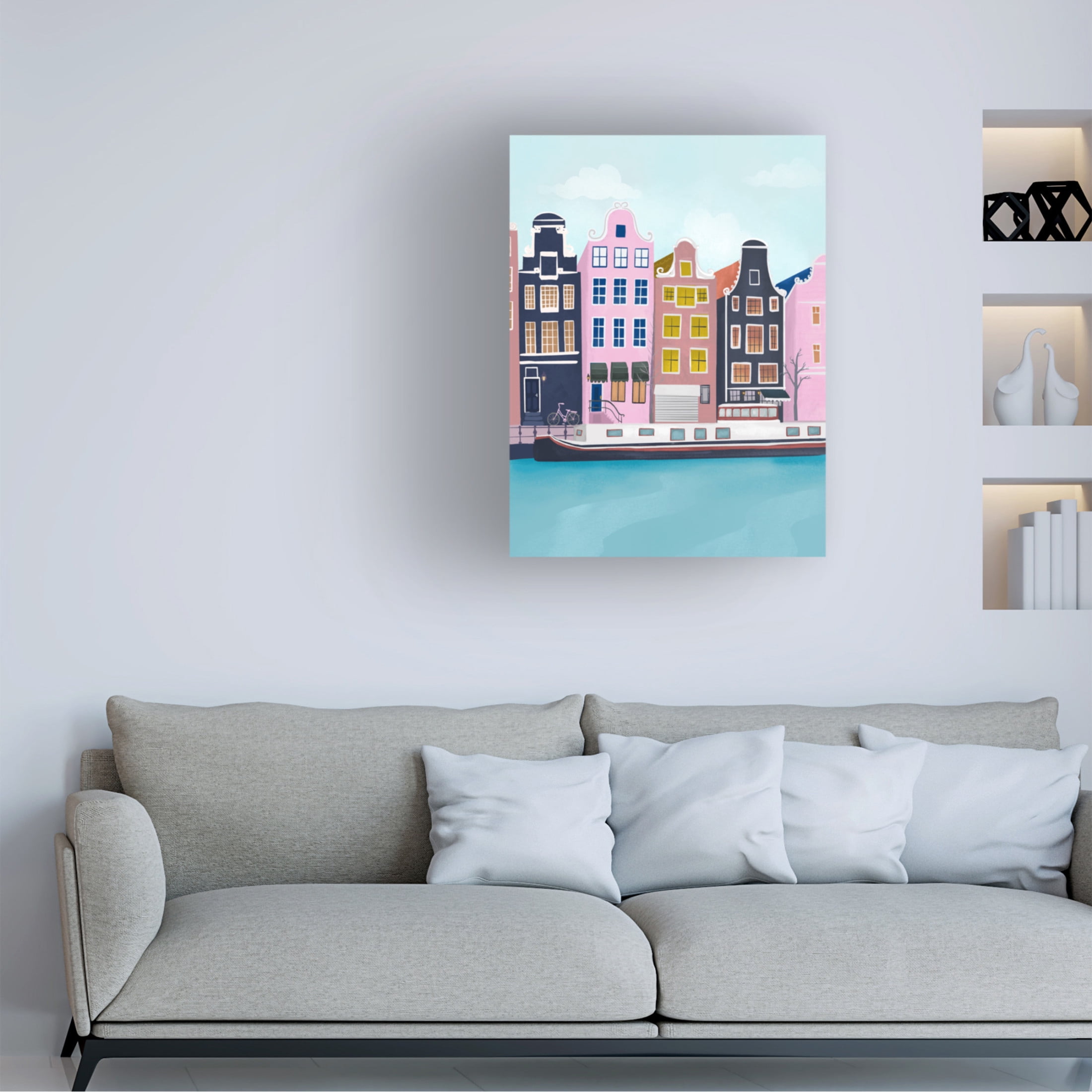 Trademark Fine Art Petra Lizde Amsterdam Canvas Wall Art