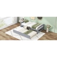 thumbnail image 7 of Gray Twin Size Platform Bed With Efficient Trundle - Bedroom Decor Complement Utilitarian Efficiency Increase, 7 of 7