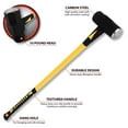 SICHEN M7114 10-Pound Sledge Hammer With Fiberglass Handle - Walmart.com