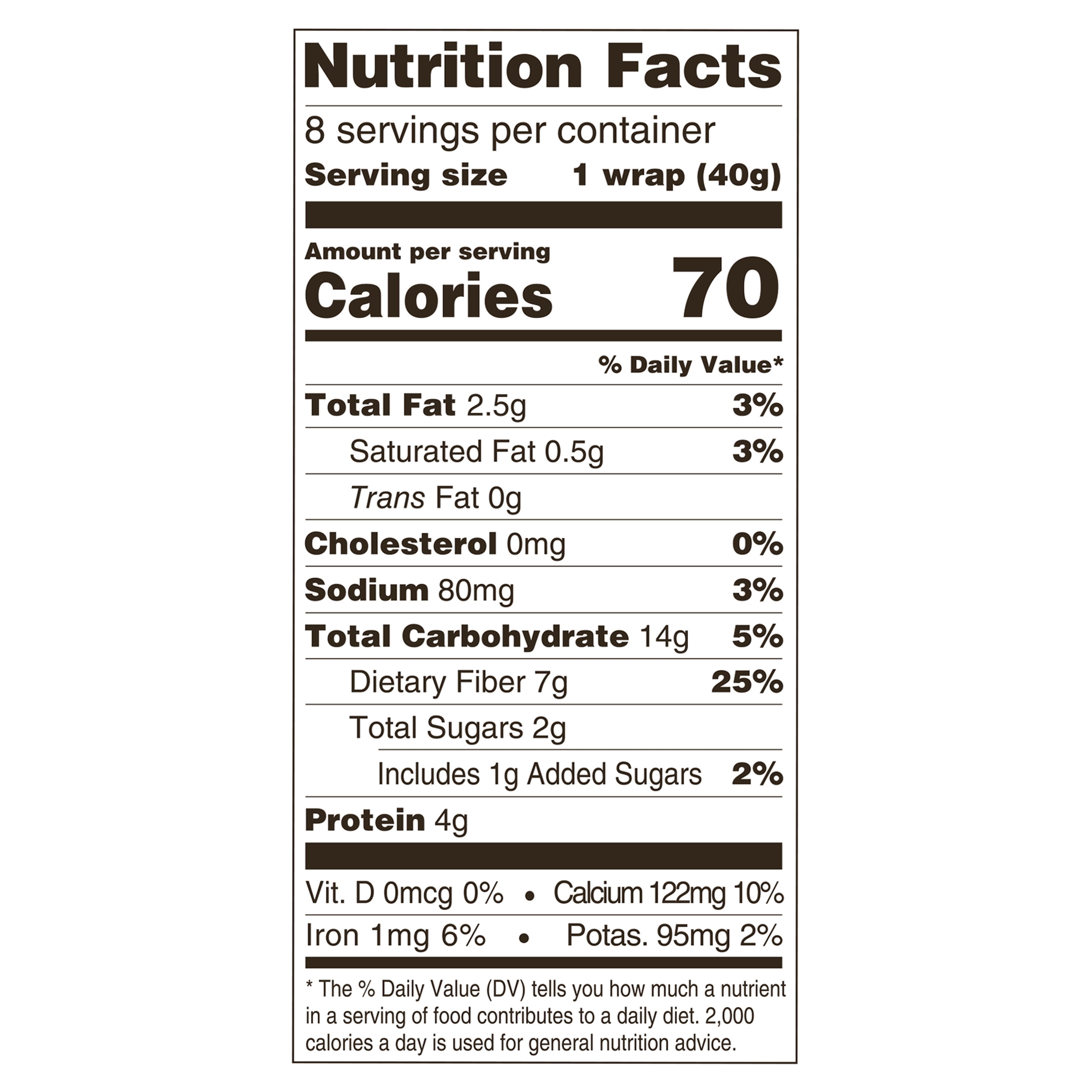 Tumaro's Honey Wheat Carb Wise Wraps, 3 pack, 24 count