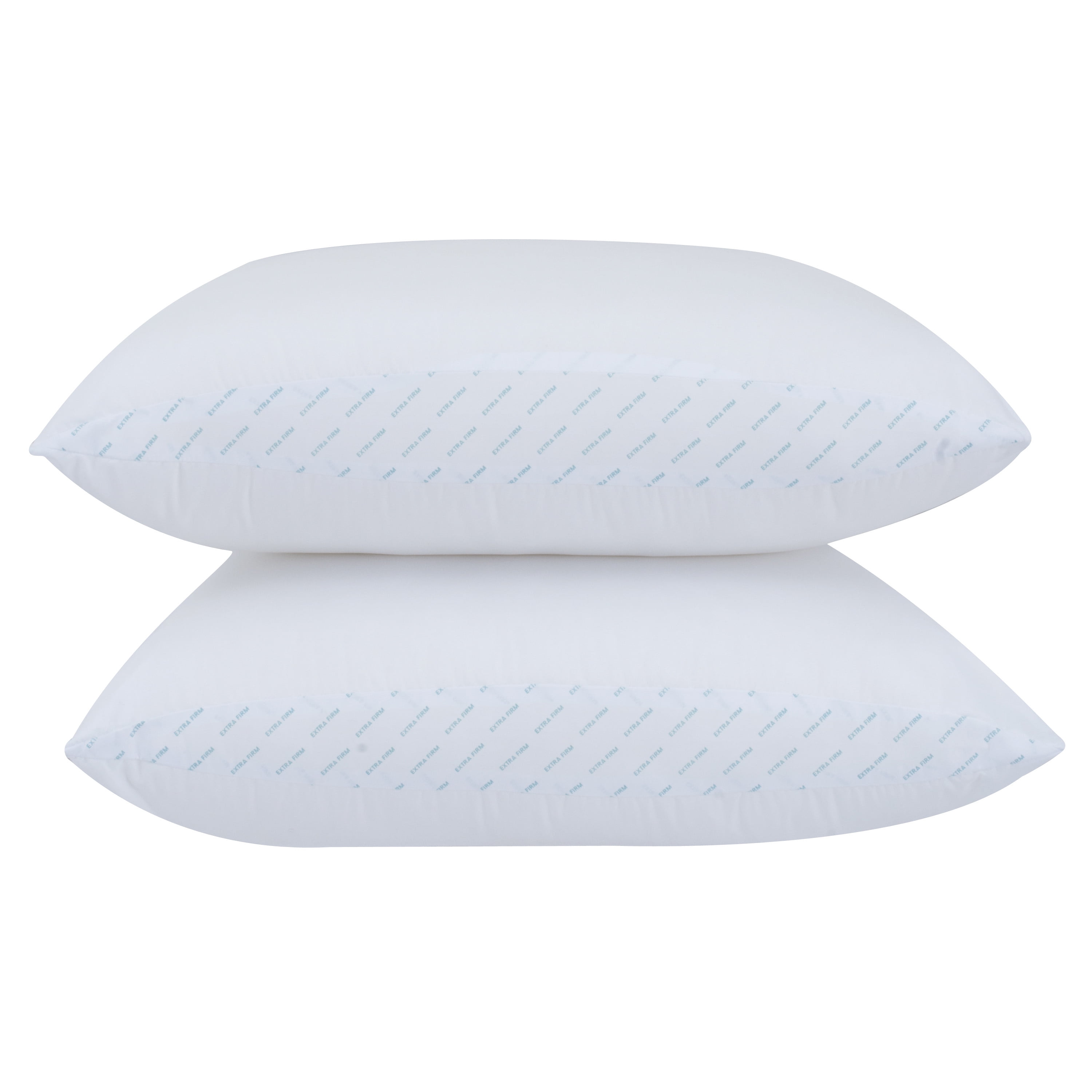 Mainstays 100 Polyester Extra Firm Pillow Set of 2, Multiple Sizes