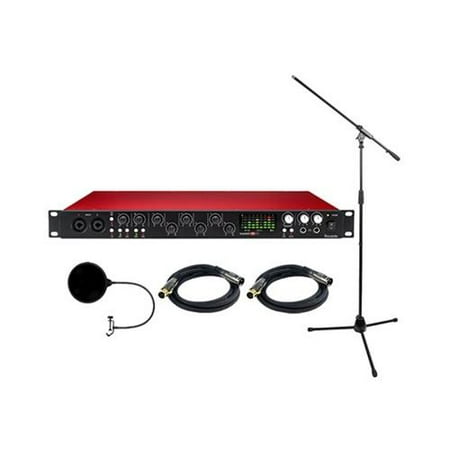 Focusrite Scarlett USB Audio Interface (2nd Generation) includes Bonus Technical Pro Tripod Stand and (The Best Audio Interface For Logic Pro X)