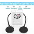 thumbnail image 2 of VANPEUSO Altavoz Bluetooth con banda para el cuello - EBS-906, Bluetooth 5.0, micrófono incorporado, tiempo de reproducción de 10 horas, altavoz portátil inalámbrico (negro), 2 of 5