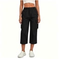 thumbnail image 5 of Cekizud Capri Pants for Women Lightweight Quick Dry Casual Outdoor Hiking Cargo Capris,Sizes S-2XL, 5 of 7