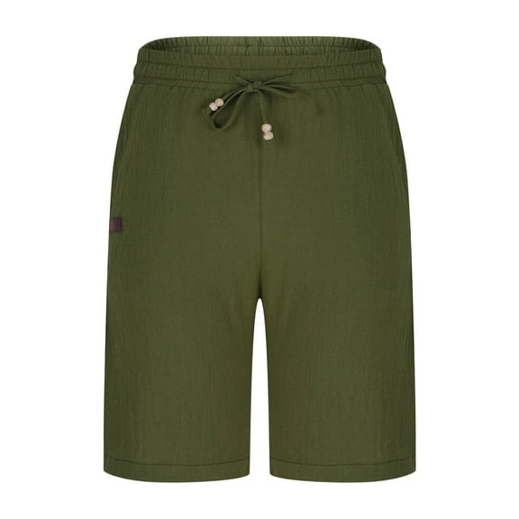 snilers Mens Shorts Summer Beach Outfit Drawstring Elastic Waist Solid Color Breathable Shorts Lightweight Quick Dry Trendy Shorts