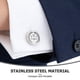 thumbnail image 3 of SHOWERORO 1Par De Inoxidable Para Masculina Con Justicia Y Estilo Retro, 3 of 8