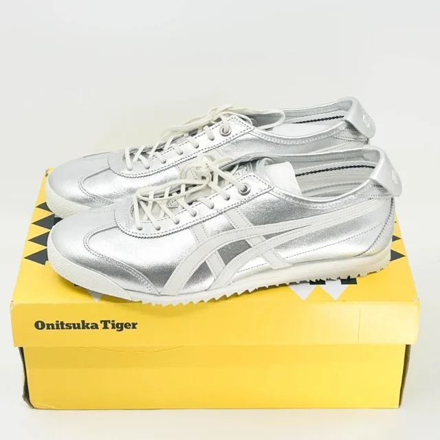 Onitsuka & Tiger MEXICO 66 SD Shoes 1183B955 PURE SILVER CREAM Size US7.5 UNISEX