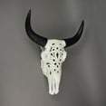 thumbnail image 5 of Tribal Steer Skull Cut-Out Design Wall Hanging 19 Inches High Western Decor, 5 of 5