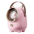 thumbnail image 3 of Ventilador de aire acondicionado portátil de poco ruido, tanque de agua de 250ml, USB, frío multifuncional Rosado mayimx Ventilador de aire acondicionado, 3 of 6